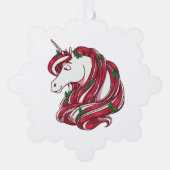 Carte Décorative Holly Berry Unicorn (Recto)