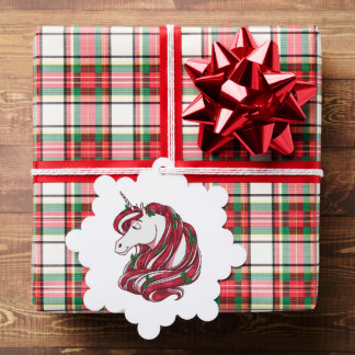 Carte Décorative Holly Berry Unicorn