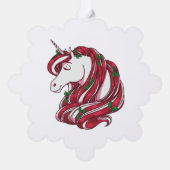 Carte Décorative Holly Berry Unicorn (Verso)