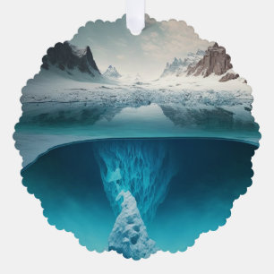 Carte Décorative Icy Mountain View