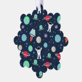 Carte Décorative illustration de motif spatial (Gauche)