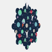 Carte Décorative illustration de motif spatial (Droite)