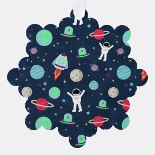 Carte Décorative Illustration du Motif spatial