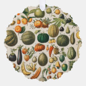 Carte Décorative Illustration scientifique végétale des fruits (Recto)