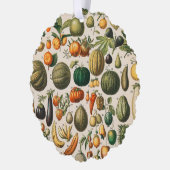 Carte Décorative Illustration scientifique végétale des fruits (Gauche)