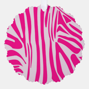 Carte Décorative Imprimé zèbre rose
