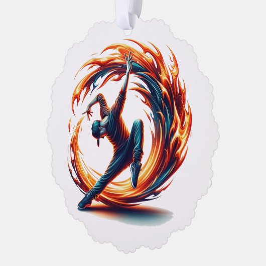 Carte Décorative Inferno Spin - Stimuler l'esprit de Breakdance (Gauche)