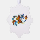 Carte Décorative Infinité de papillons monarques (Gauche)