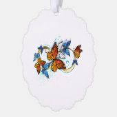 Carte Décorative Infinité de papillons monarques (Gauche)