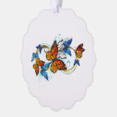 Carte Décorative Infinité de papillons monarques (Gauche)