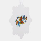 Carte Décorative Infinité de papillons monarques (Droite)