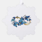 Carte Décorative Infinité de papillons monarques (Verso)