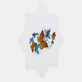 Carte Décorative Infinité de papillons monarques (Droite)