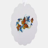 Carte Décorative Infinité de papillons monarques (Droite)