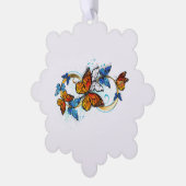 Carte Décorative Infinité de papillons monarques (Gauche)