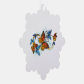 Carte Décorative Infinité de papillons monarques (Droite)