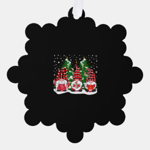 Carte Décorative Infirmière Gnomes Père Noël Light Nurse Gnomies