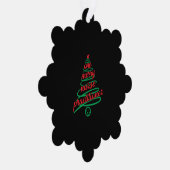 Carte Décorative infirmière praticienne de Noël, une joyeuse (Droite)
