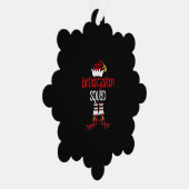 Carte Décorative Jardin de Noël Squad Elf Enseignant B (Droite)