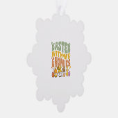 Carte Décorative Jardin de Pâques Gnome Chasse aux oeufs (Droite)