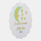 Carte Décorative Jaune vert scintille Twinkle Little Star ajouter l (Droite)
