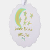 Carte Décorative Jaune vert scintille Twinkle Little Star ajouter l (Gauche)