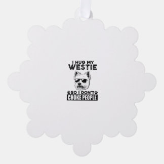 Carte Décorative J'Embrasse Mon Westie Donc Je Ne Choque Pas Les Ge