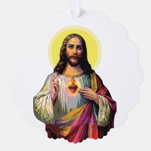 Carte Décorative Jesus Christus en style pop art (Recto)