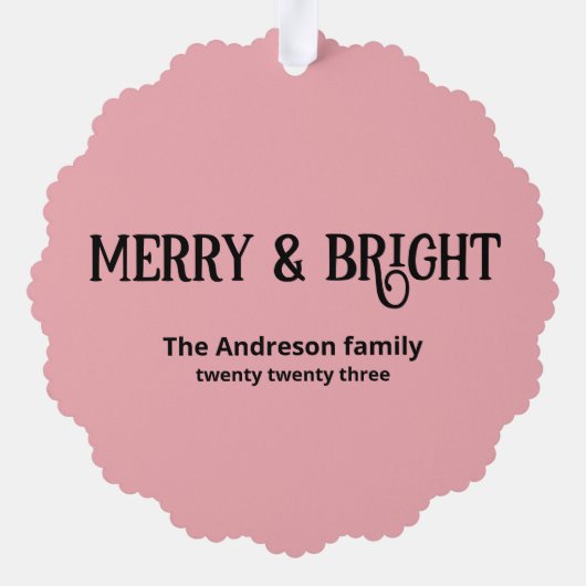 Carte Décorative Joie | Élégant Script élégant Noël Gnome (Verso)