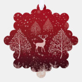 Carte Décorative Joli Noël rouge (Verso)