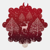 Carte Décorative Joli Noël rouge (Recto)