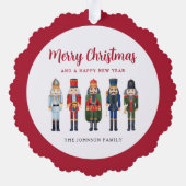 Carte Décorative Joli Noisette rouge Joyeux Noël (Verso)