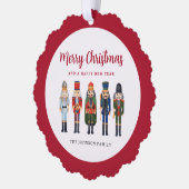 Carte Décorative Joli Noisette rouge Joyeux Noël (Gauche)