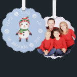 Carte Décorative Jolie Snowman Noël Paix Amour Joie Snowflakes<br><div class="desc">Un design de Noël : un petit bonhomme de neige mignon avec foulard et casquette rayé tricoté, rouge et vert, sur arrière - plan bleu clair, entouré d'un texte voûté avec des flocons de neige blancs entre les mots. Le message ci-dessus est Peace Love Joy, ci-dessous il y a le...</div>