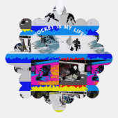 Carte Décorative Joueurs de hockey sur glace (Verso)