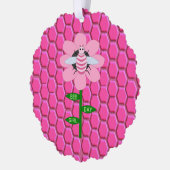 Carte Décorative Joyeuse Bee Day Girl rose Anniversaire Bumblebee C (Gauche)