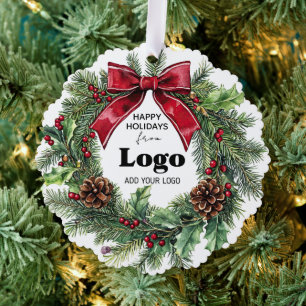 Carte Décorative Joyeuses Fêtes Entreprise Logo En Gros Budget Clie