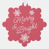 Carte Décorative Joyeuses Fêtes Festifs Et Élégants (Recto)