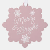 Carte Décorative Joyeuses Fêtes Festifs Et Élégants (Recto)