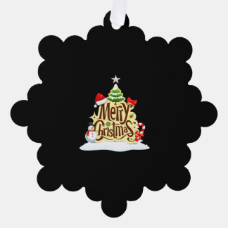 Carte Décorative Joyeux bonhomme de neige de Noël Débardeur d'hiver