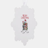 Carte Décorative Joyeux chiens de Noël (Droite)