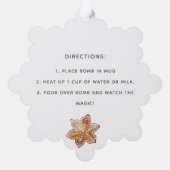 Carte Décorative Joyeux chocolat chaud de Noël (Verso)