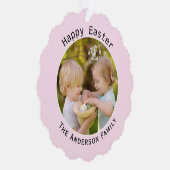 Carte Décorative Joyeux Décor de voeux de Pâques (Droite)