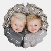 Carte Décorative Joyeux jours fériés police point frontière rouge (Recto)