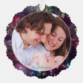 Carte Décorative Joyeux Modèle photo de Noël (Verso)