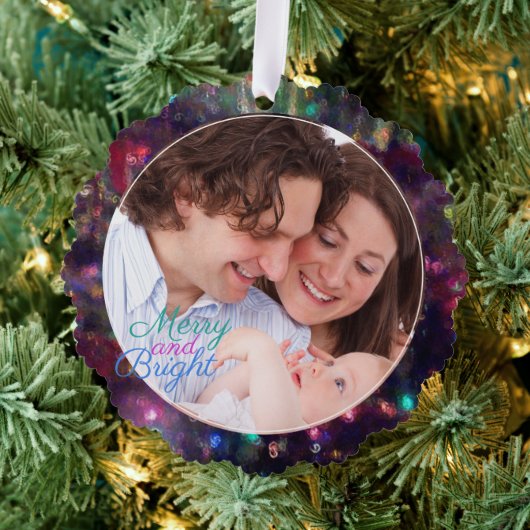 Carte Décorative Joyeux Modèle photo de Noël (Insitu (Arbre))