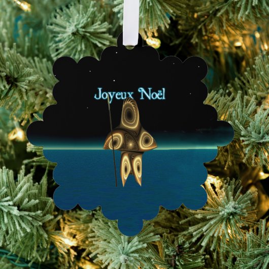 Carte Décorative Joyeux Noё l - Chasseur inuit fragile (Insitu (Arbre))
