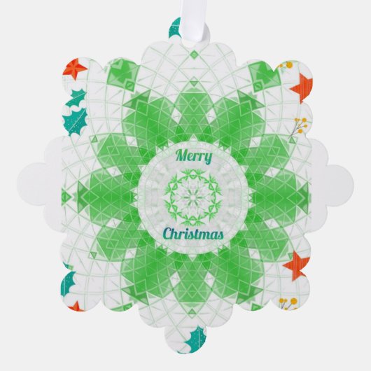 Carte Décorative Joyeux Noël (Recto)