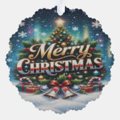 Carte Décorative Joyeux Noël (Verso)
