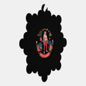 Carte Décorative Joyeux Noël Bodybuilder Gym entraînement (Droite)